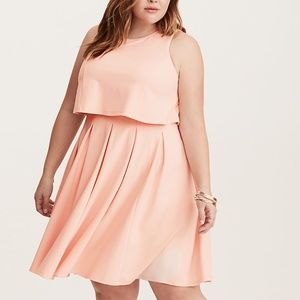 Torrid Twofer Ponte Midi Dress 30